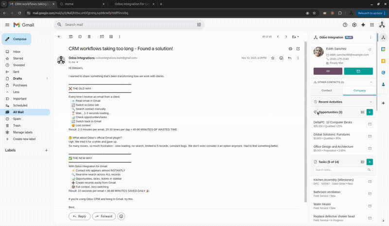 Recent activities demo